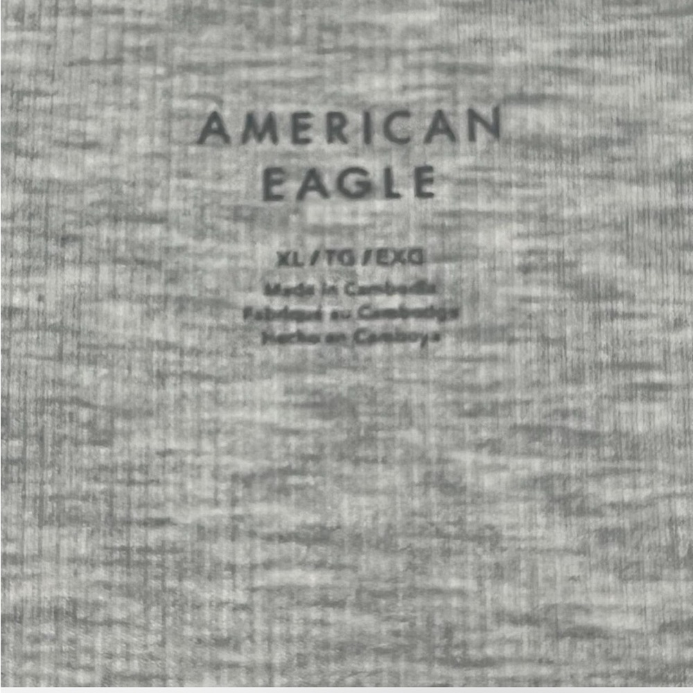 American Eagle Outfitters Heather Gray Long Sleeve Henley T Shirt - Picture 5 of 5